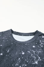 Load image into Gallery viewer, Leopard Print Detail Bleached Tee
