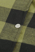 Load image into Gallery viewer, Turn-down Collar Plaid Shirt Coat
