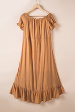 Load image into Gallery viewer, Glaze High Low Off The Shoulder Maxi Dress
