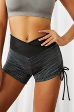 Load image into Gallery viewer, Side Drawstring Anti Cellulite High Waist Scrunch Butt Lift Shorts
