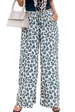 Load image into Gallery viewer, Leopard Print Pocketed Wide Leg Pants
