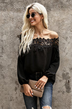 Load image into Gallery viewer, Blooming Lace Off The Shoulder Top
