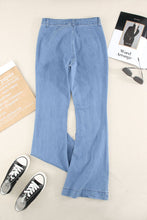 Load image into Gallery viewer, Vintage Casual Pocket Flared Jeans
