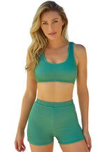 Load image into Gallery viewer, Active Textured Sports Bra and Shorts Set
