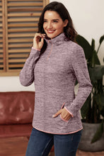 Load image into Gallery viewer, Quarter Zip Pullover Sweatshirt
