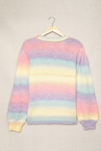 Load image into Gallery viewer, Pearl Decoration Gradient Tie-dye Sweater
