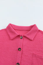 Load image into Gallery viewer, Waffle Knit Button Up Casual Shirt
