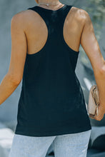 Load image into Gallery viewer, Scoop Neck Basic Solid Tank Top
