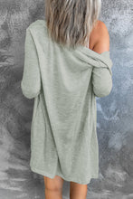 Load image into Gallery viewer, Solid Color Open-Front Buttons Cardigan
