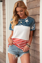 Load image into Gallery viewer, The US Stars and Stripes Inspired Top
