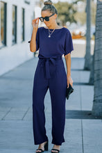 Load image into Gallery viewer, Belted Wide Leg Jumpsuit
