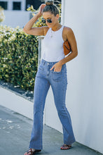 Load image into Gallery viewer, Vintage Casual Pocket Flared Jeans
