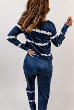 Load image into Gallery viewer, Stripes Long Sleeves and Joggers Lounge Set
