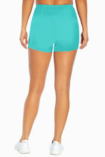 Load image into Gallery viewer, Mesh Cutout Patchwork Swim Shorts
