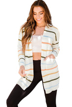Load image into Gallery viewer, Rainbow Striped Cardigan
