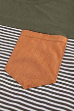 Load image into Gallery viewer, Pinstripe Patch Pocket Top
