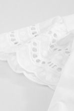 Load image into Gallery viewer, Hollow Out Ruffle Sleeve T-shirt
