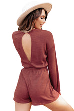 Load image into Gallery viewer, Ribbed Long Sleeve Romper
