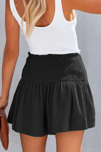 Load image into Gallery viewer, Smocked High Waist Ruffle Shorts
