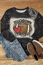 Load image into Gallery viewer, TOUCHDOWN Season Rugby Leopard Print Long Sleeve Top
