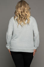 Load image into Gallery viewer, Halloween Pumpkin Leopard Print Plus Size Sweatshirt
