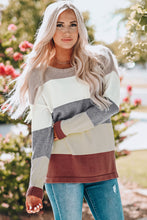 Load image into Gallery viewer, Colorblock Pocketed Sweater
