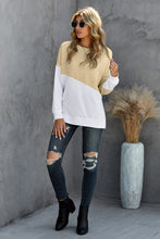 Load image into Gallery viewer, Patchwork Dropped Shoulder Sweatshirt
