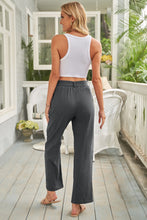 Load image into Gallery viewer, Elastic Waist Drawstring Wide Leg Pants
