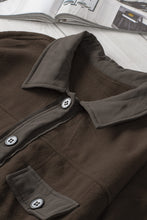 Load image into Gallery viewer, Turn Down Collar Buttoned Shirt Jacket
