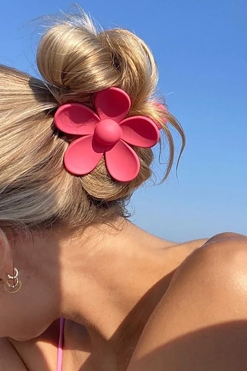 Flower Hair Claw Clip