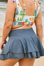 Load image into Gallery viewer, Double-layered Ruffles Beach Skirt
