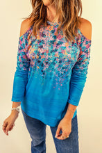 Load image into Gallery viewer, Floral Print Cold Shoulder Top
