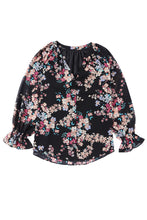 Load image into Gallery viewer, Wildflower Print Chiffon Blouse
