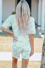 Load image into Gallery viewer, Mama Tie-dye Print T Shirt and Shorts Set
