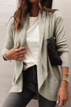 Load image into Gallery viewer, Open Front Shawl Neckline Cardigan
