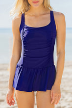 Load image into Gallery viewer, Padded Push up One Piece Swimdress
