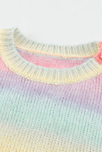 Load image into Gallery viewer, Pearl Decoration Gradient Tie-dye Sweater
