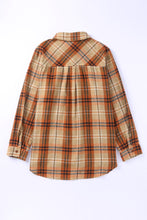 Load image into Gallery viewer, Plus Size Buttons Plaid Pattern Shirt
