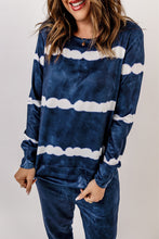 Load image into Gallery viewer, Stripes Long Sleeves and Joggers Lounge Set
