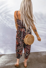 Load image into Gallery viewer, Mixed Paisley Print Cropped Jumpsuit
