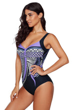 Load image into Gallery viewer, Tribal Print One Piece Swimsuit
