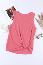 Load image into Gallery viewer, Twist Knot Waffle Knit Tank Top
