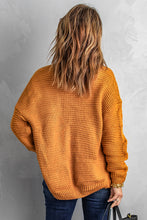 Load image into Gallery viewer, Khaki Chunky Wide Long Sleeve Knit Cardigan
