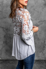 Load image into Gallery viewer, Crochet Lace Button Top
