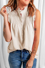 Load image into Gallery viewer, Frilled Tank Top with Buttons
