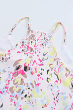 Load image into Gallery viewer, Multicolor Floral Print Spaghetti Straps Tank Top
