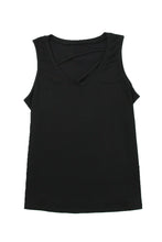 Load image into Gallery viewer, Strappy Hollow-out Neck Tank Top
