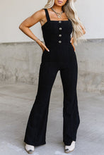 Load image into Gallery viewer, Sleeveless Buttoned Bodice Wide Leg Corduroy Jumpsuit
