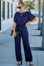 Load image into Gallery viewer, Belted Wide Leg Jumpsuit
