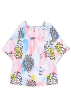 Load image into Gallery viewer, Animal Watercolor Mixed Print Loose Top
